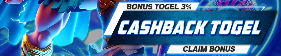 MOKKOWIN866 Bonus Cashback Mingguan 3% (khusus togel)